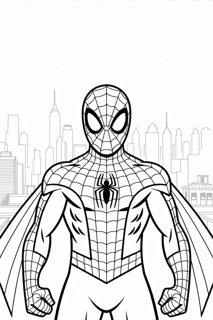 11+ Spiderman coloring pages free printable