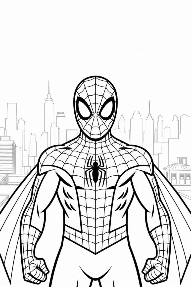Spiderman - Spiderman Coloring Pages Free Printable
