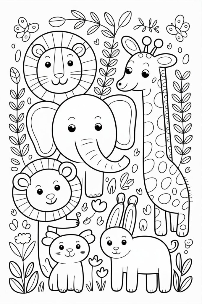 Animals Coloring Pages Free Printable