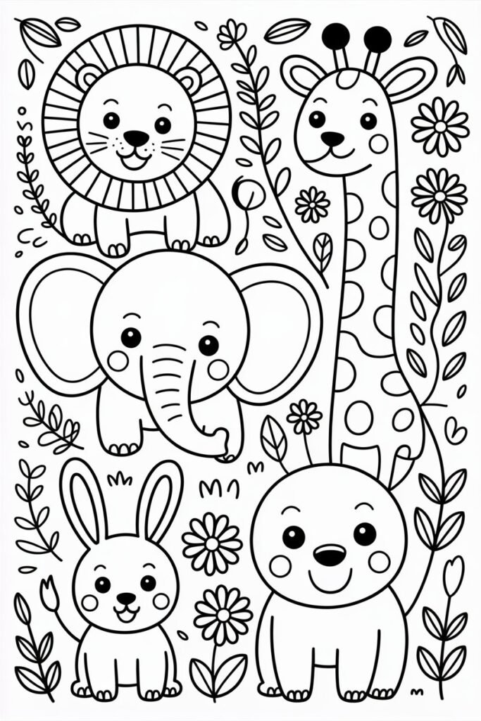 Animals Coloring Pages Free Printable