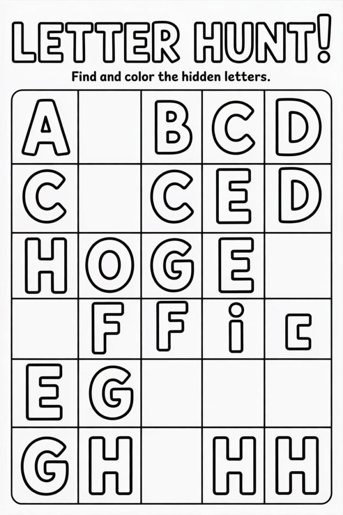 alphabet learning activities