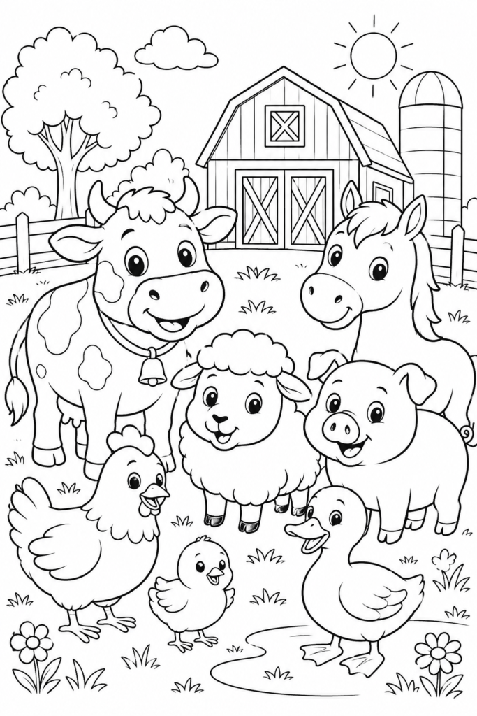 Animals Coloring Pages Free Printable