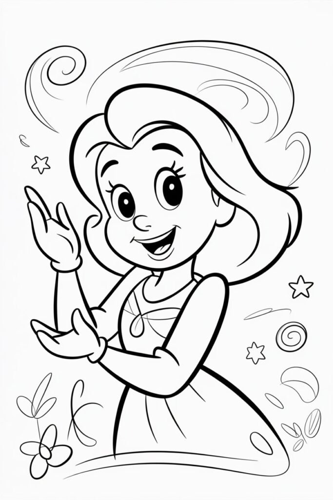 Disney Character Coloring Pages