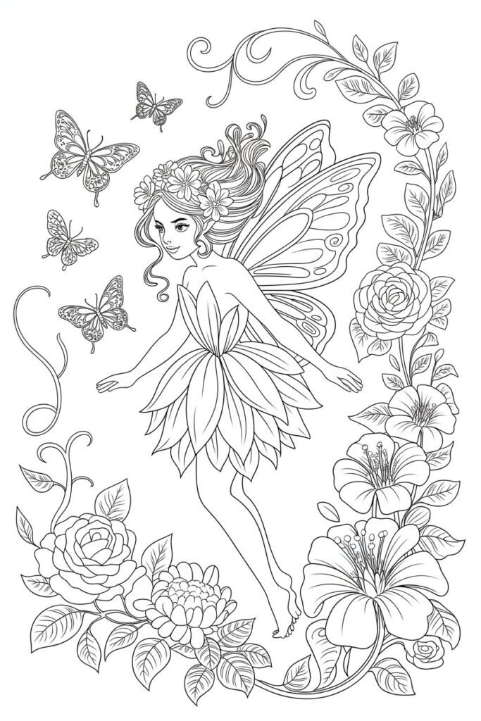 Fantasy Coloring Pages Free Printable