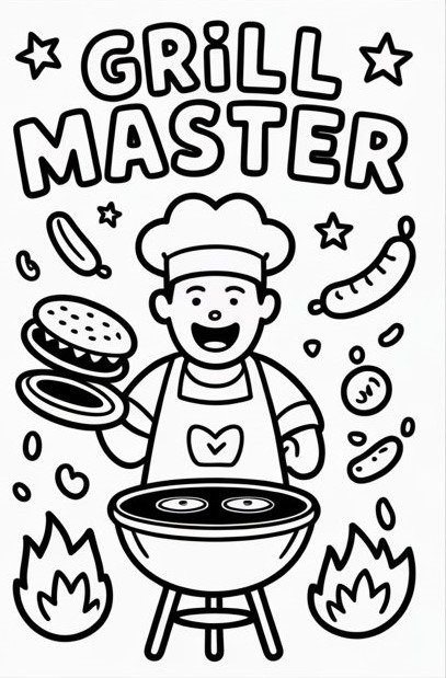Father's Day card coloring pages free printable