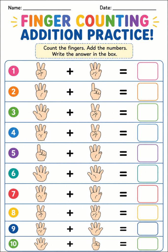 Math Worksheets and Activities Free Printables