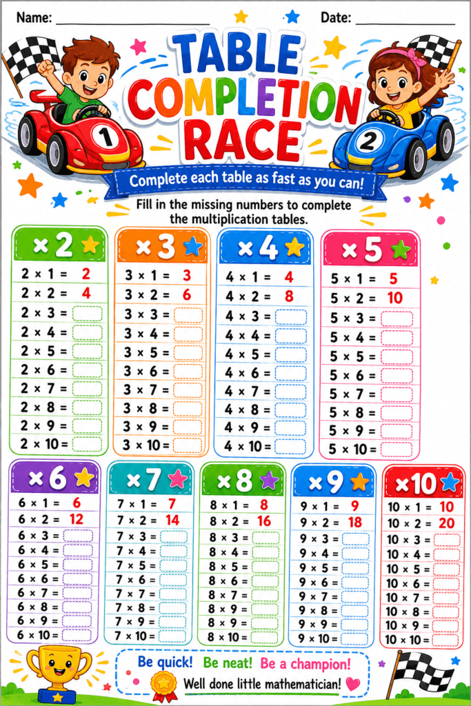 Math Worksheets and Activities Free Printables