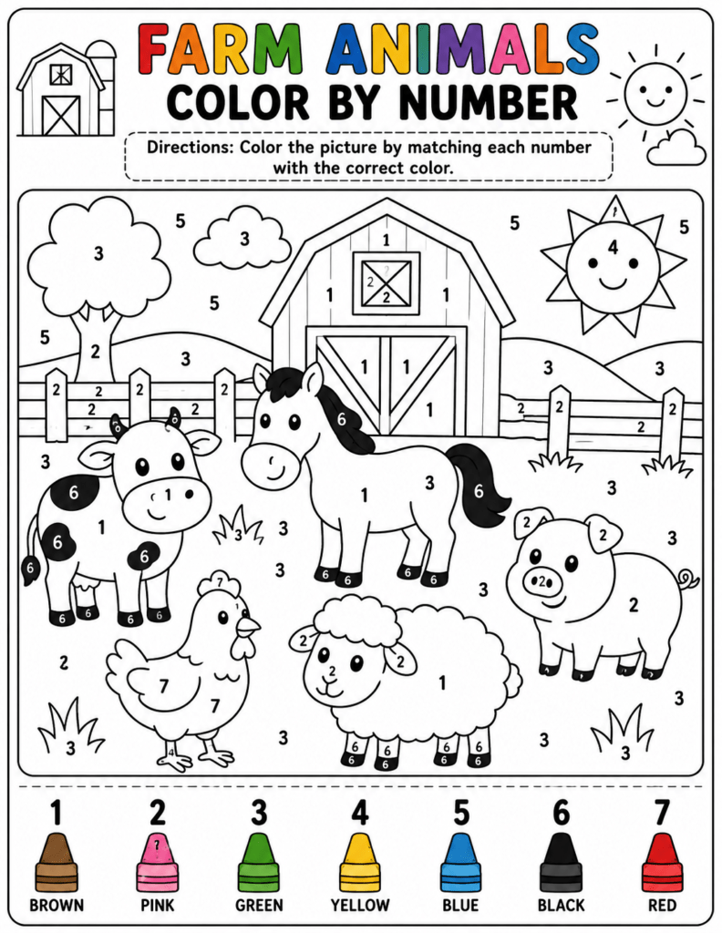 number activities for preschoolers free printable