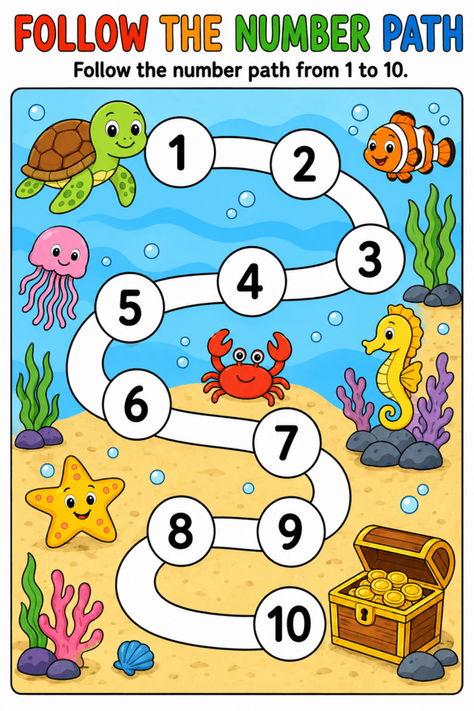 number activities for preschoolers free printable