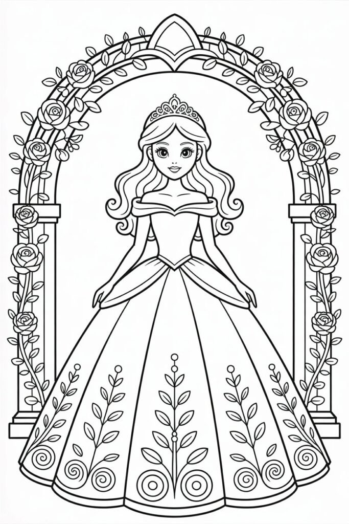 Princess Coloring Pages Free Printable