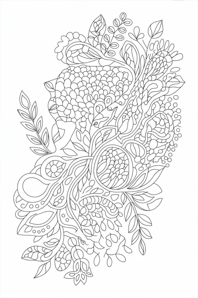 stress relief coloring pages