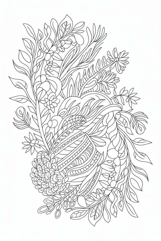 stress relief coloring pages