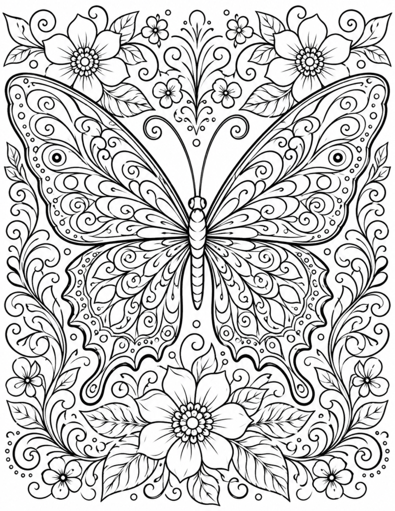 stress relief coloring pages