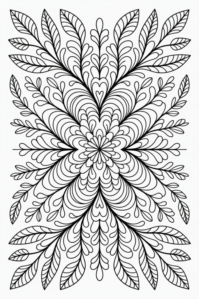 stress relief coloring pages