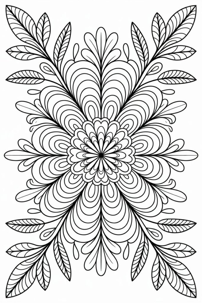 stress relief coloring pages