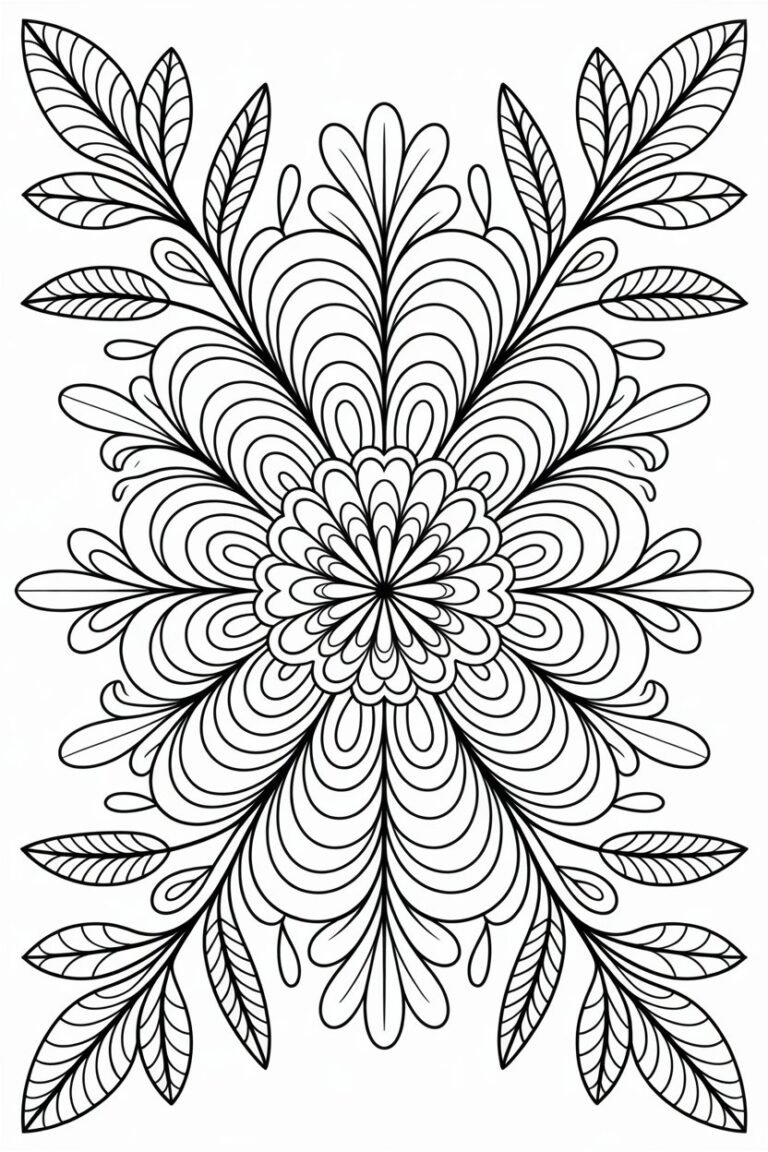 stress relief coloring pages