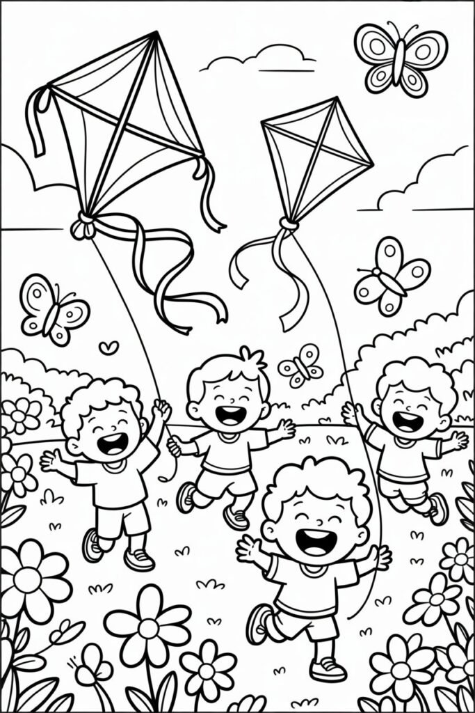Summer Coloring Pages Free Printable for Kids