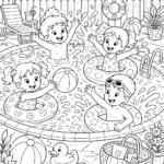 Summer Coloring Pages Free Printable for Kids