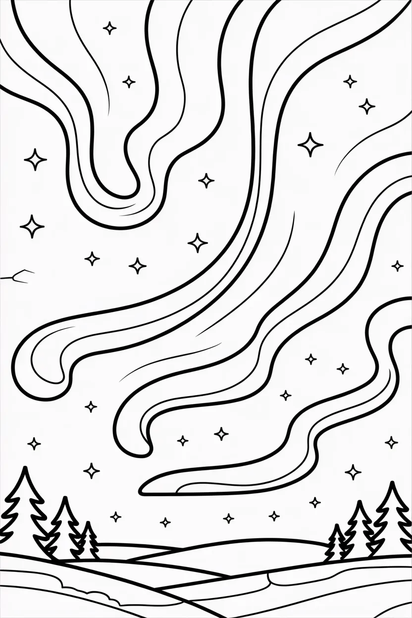 Aurora Design 4 - Aurora Coloring Pages Free Printable for Kids - Magical