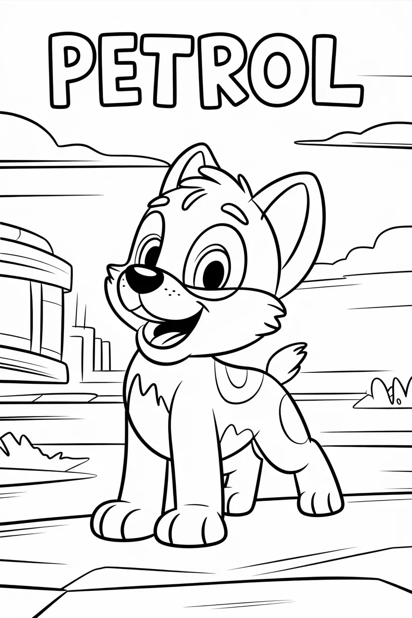 Paw petrol Design 3 - Paw Petrol Coloring Pages Free Printable for Kids