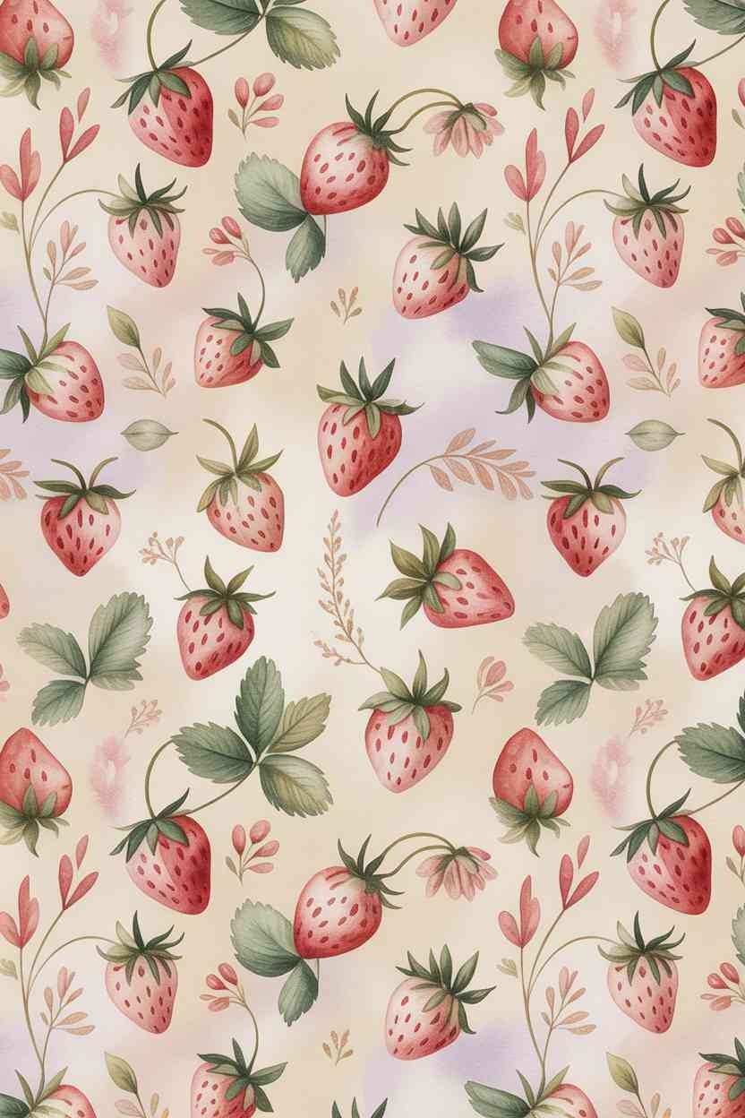 Aesthetic strawberry mobile - Free Aesthetic Strawberry Mobile Wallpapers to Sweeten Your Screen (2)