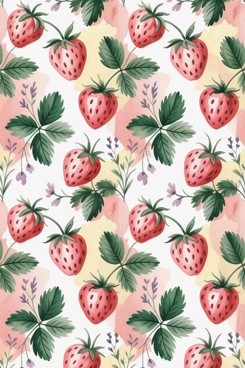 Aesthetic strawberry mobile - Free Aesthetic Strawberry Mobile Wallpapers to Sweeten Your Screen (4)