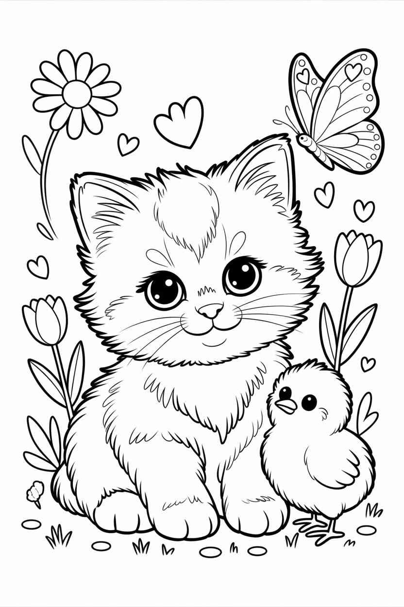 Cat fun - Free Printable Cat Coloring Pages: Fun for Kids and Cat Lovers (2)