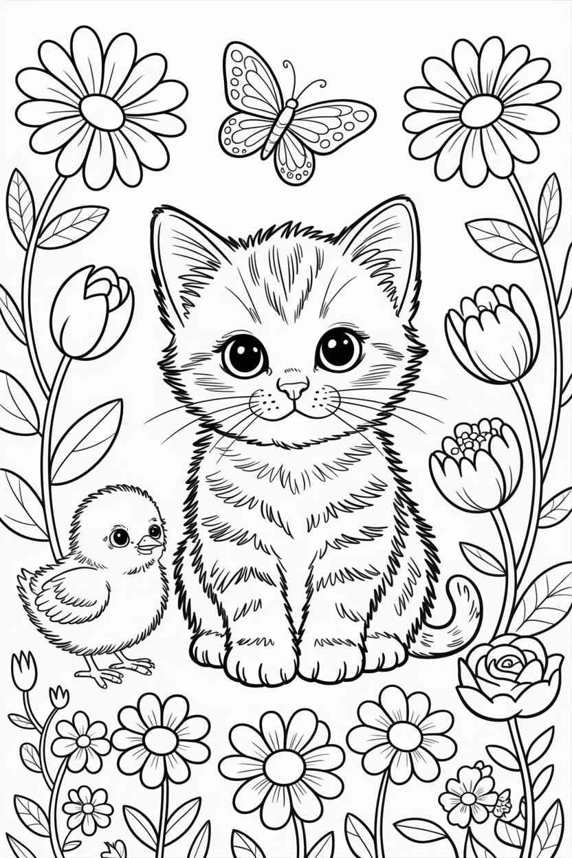 Cat fun - Free Printable Cat Coloring Pages: Fun for Kids and Cat Lovers (3)
