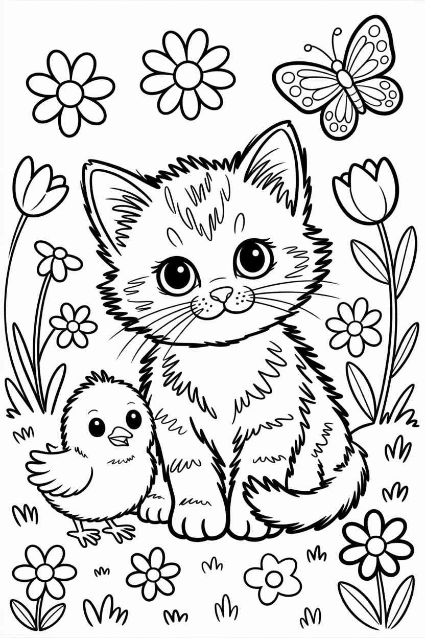 Cat fun - Free Printable Cat Coloring Pages: Fun for Kids and Cat Lovers (4)