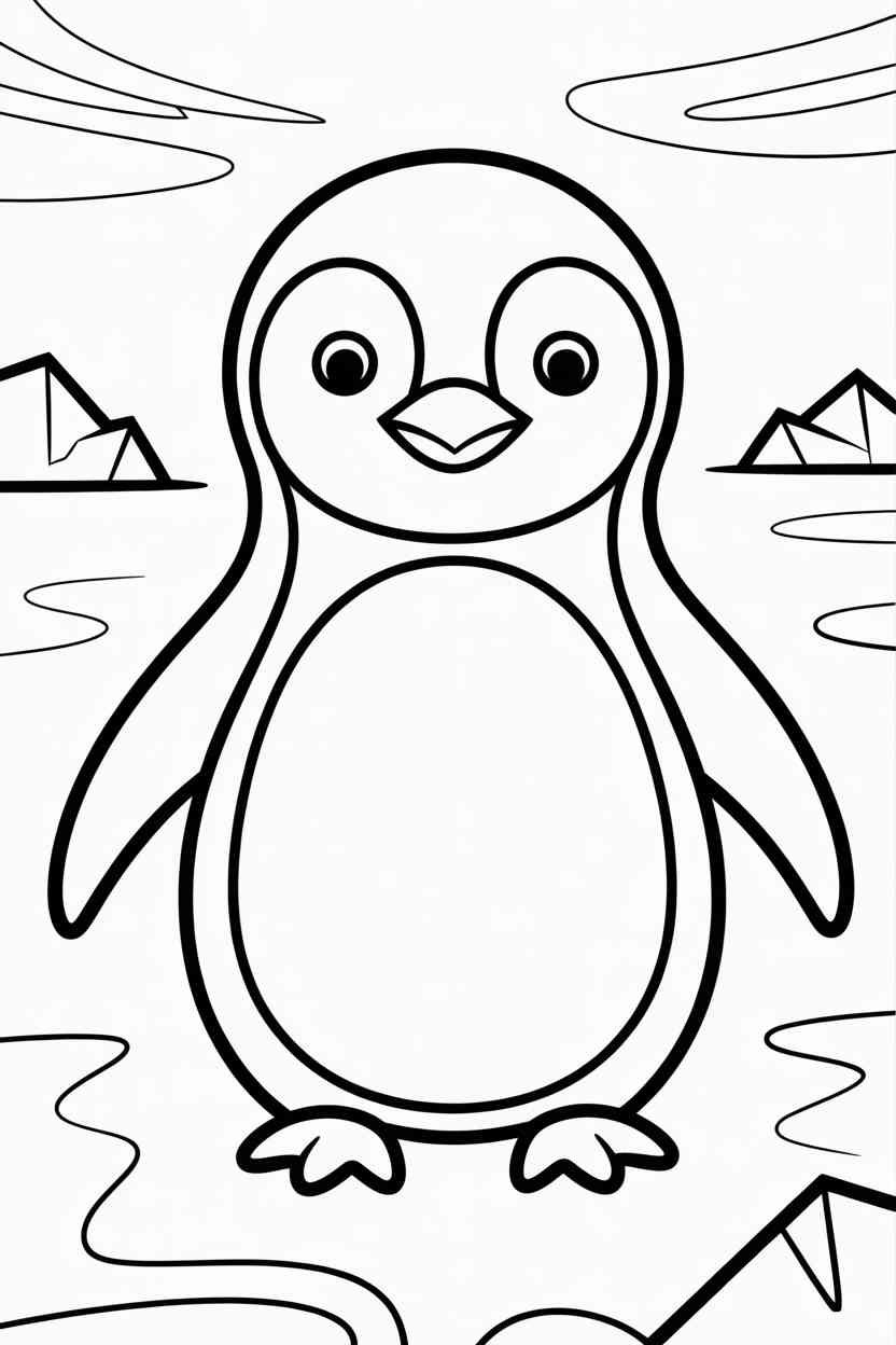 Penguin - Free Printable Penguin Coloring Pages For kids (3)