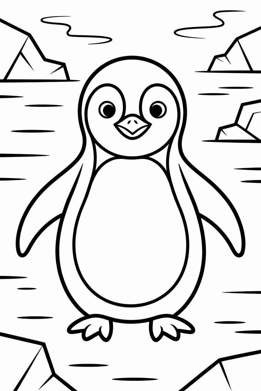 Penguin - Free Printable Penguin Coloring Pages For kids (4)