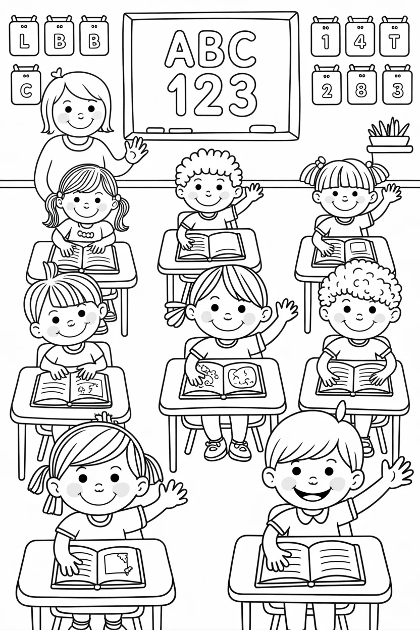 Kids activity Design 1 - Kids Activity Coloring Pages Free Printable for Kids (2)