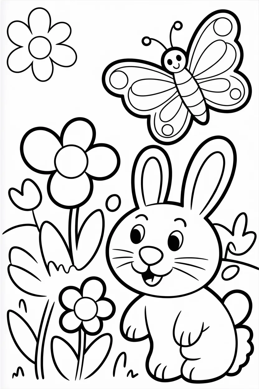 Kids Design 1 - Kids Coloring Pages Free Printable - Children