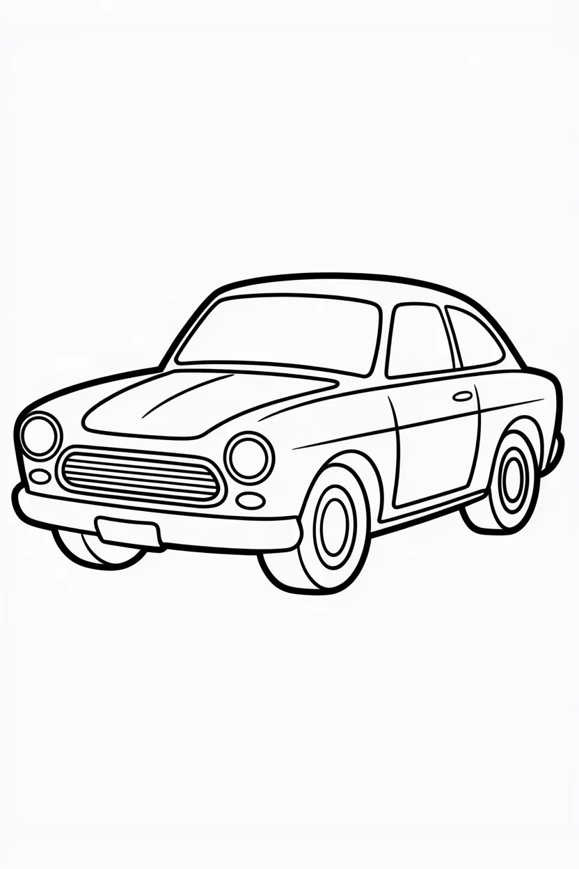 Car Design 3 - Car Coloring Pages Free Printable for Kids Who Love Cars