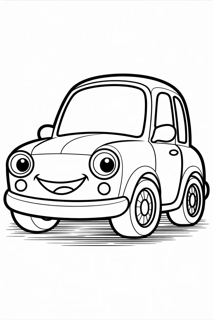 Car Design 4 - Car Coloring Pages Free Printable for Kids Who Love Cars