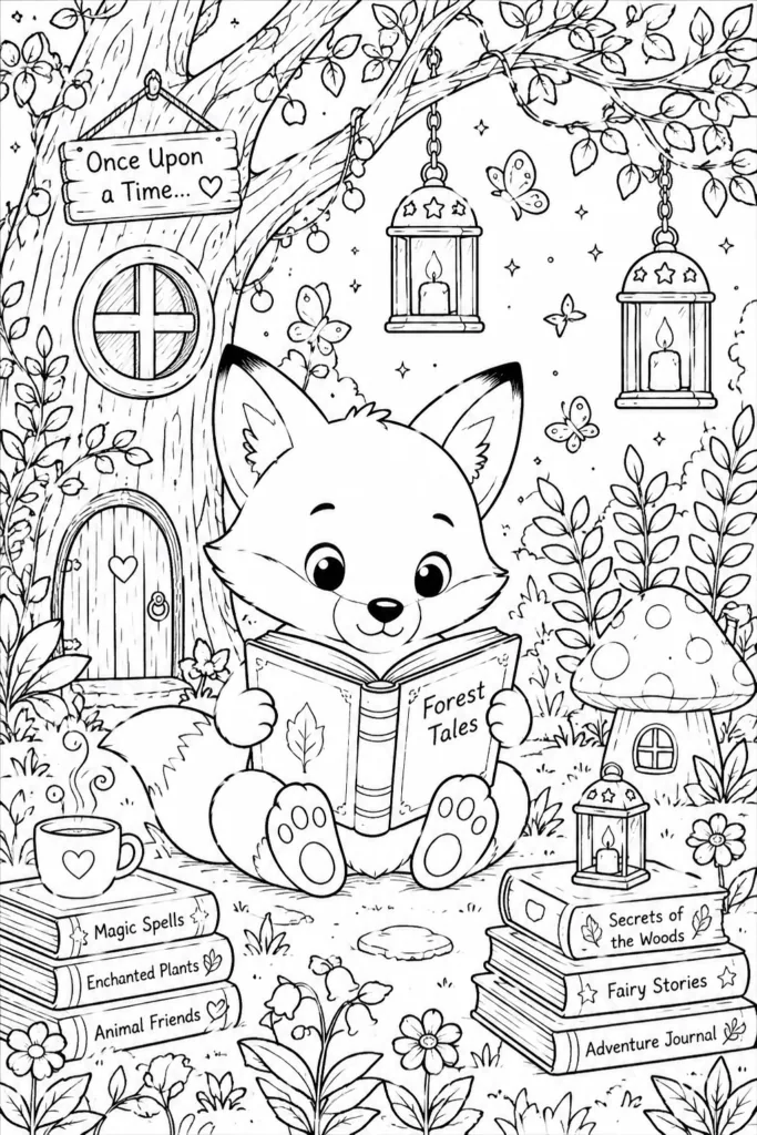 Animals Design 3 - Animals Coloring Pages Free Printable for Kids - Cute
