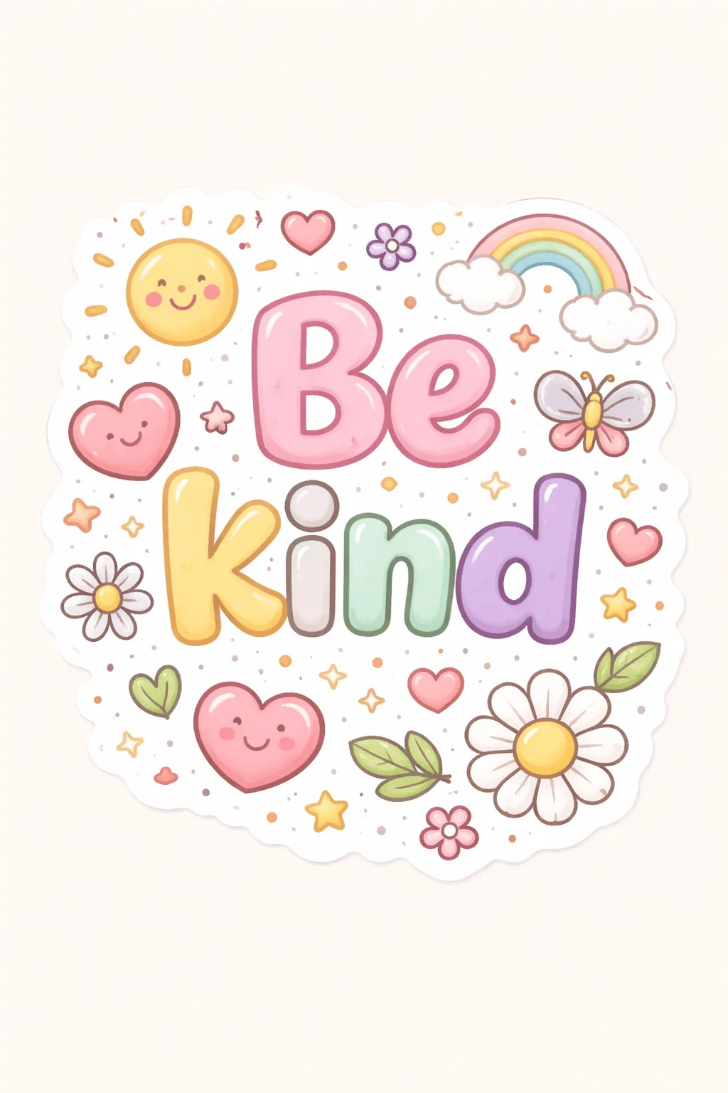 Kind cheerful doodles - Cute Doodle Stickers Free Download - Adorable