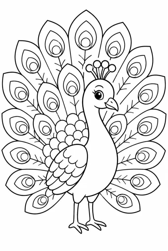 Birds Design 5 - Birds Coloring Pages Free Printable for Kids - Bird