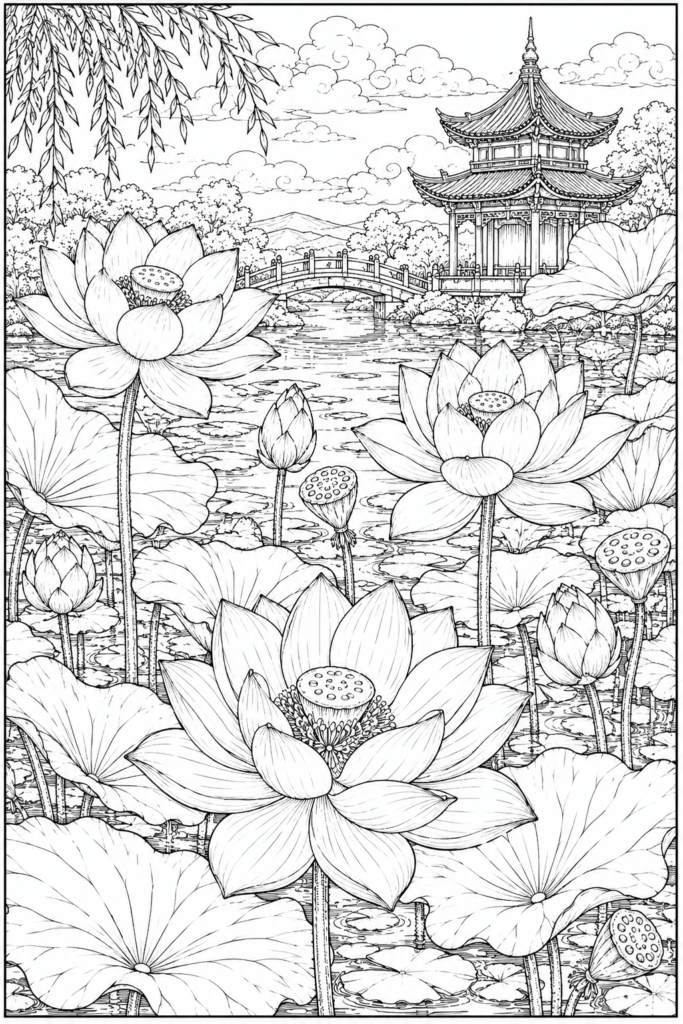 Botanical & Wildflowers coloring pages