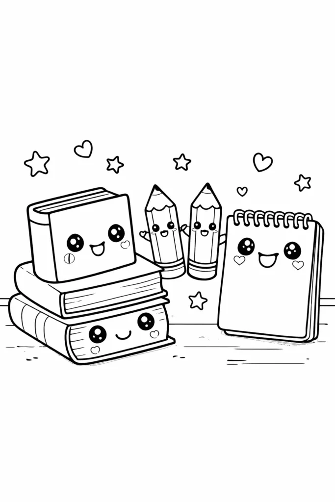 Kids Coloring Pages Free Printable - Happy - Design 5