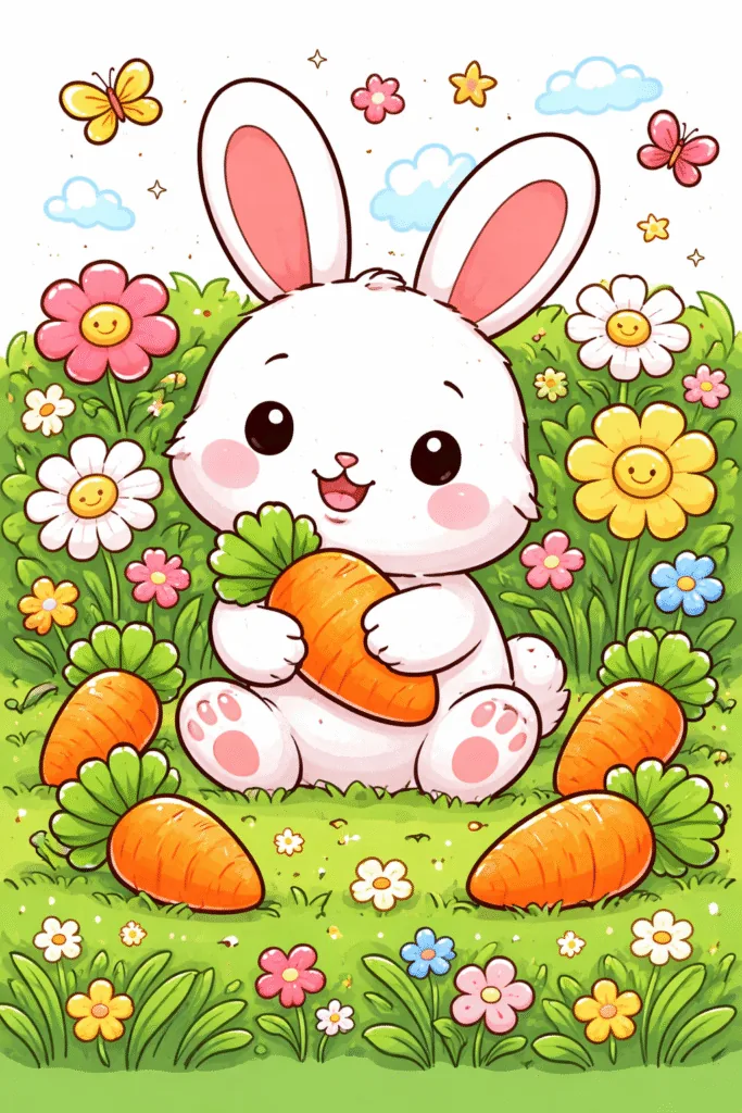 Free Cute Bunny Wallpapers for Phone - Adorable - Design 1