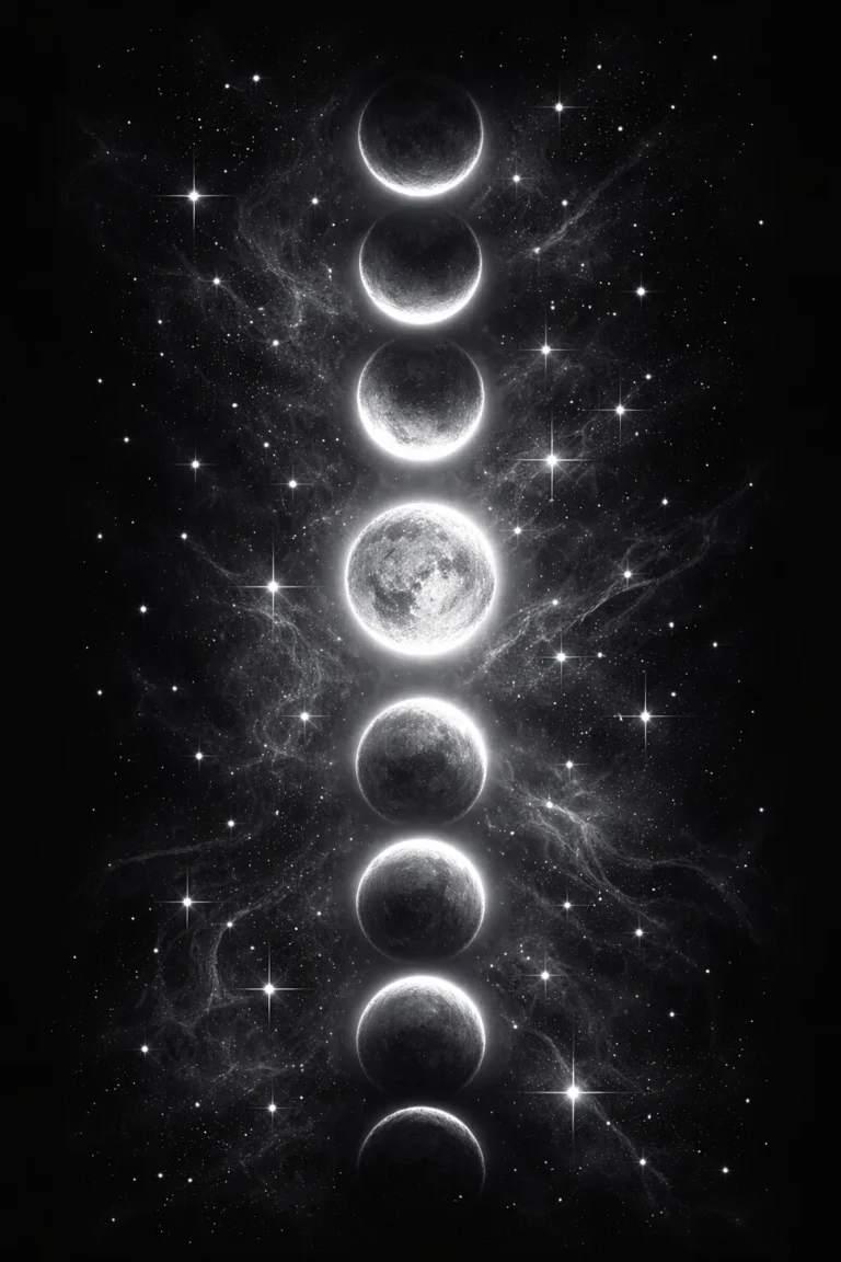 moon phases wallpaper