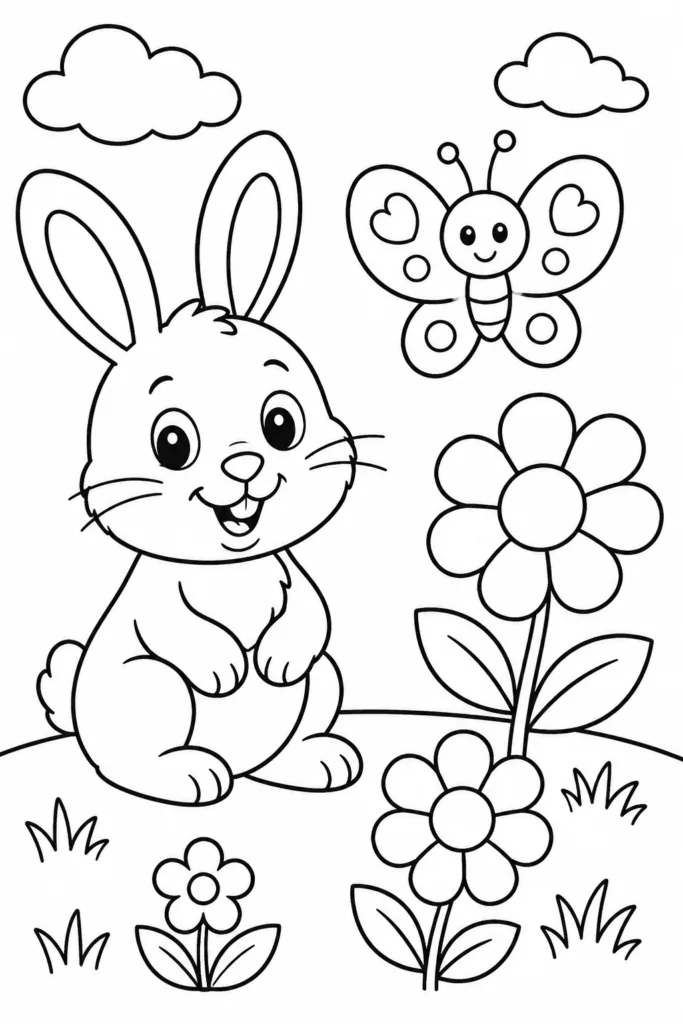 Kids Coloring Pages Free Printable - Children - Design 5
