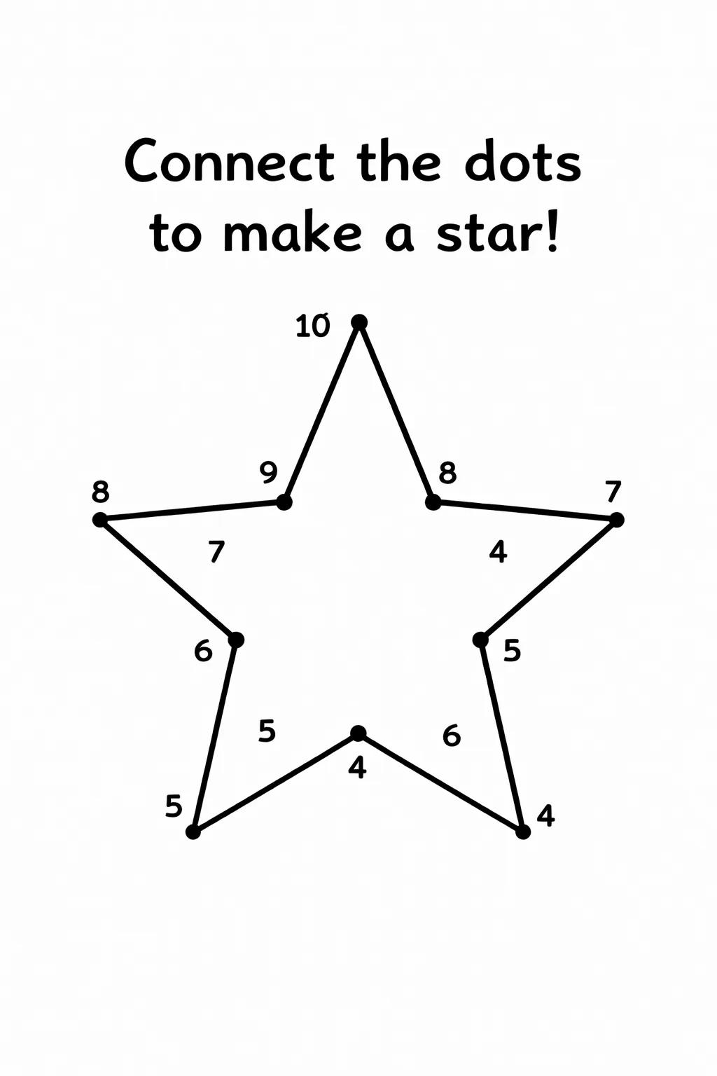 Connect the Dots Activity Coloring Pages Free Printable - Design 4