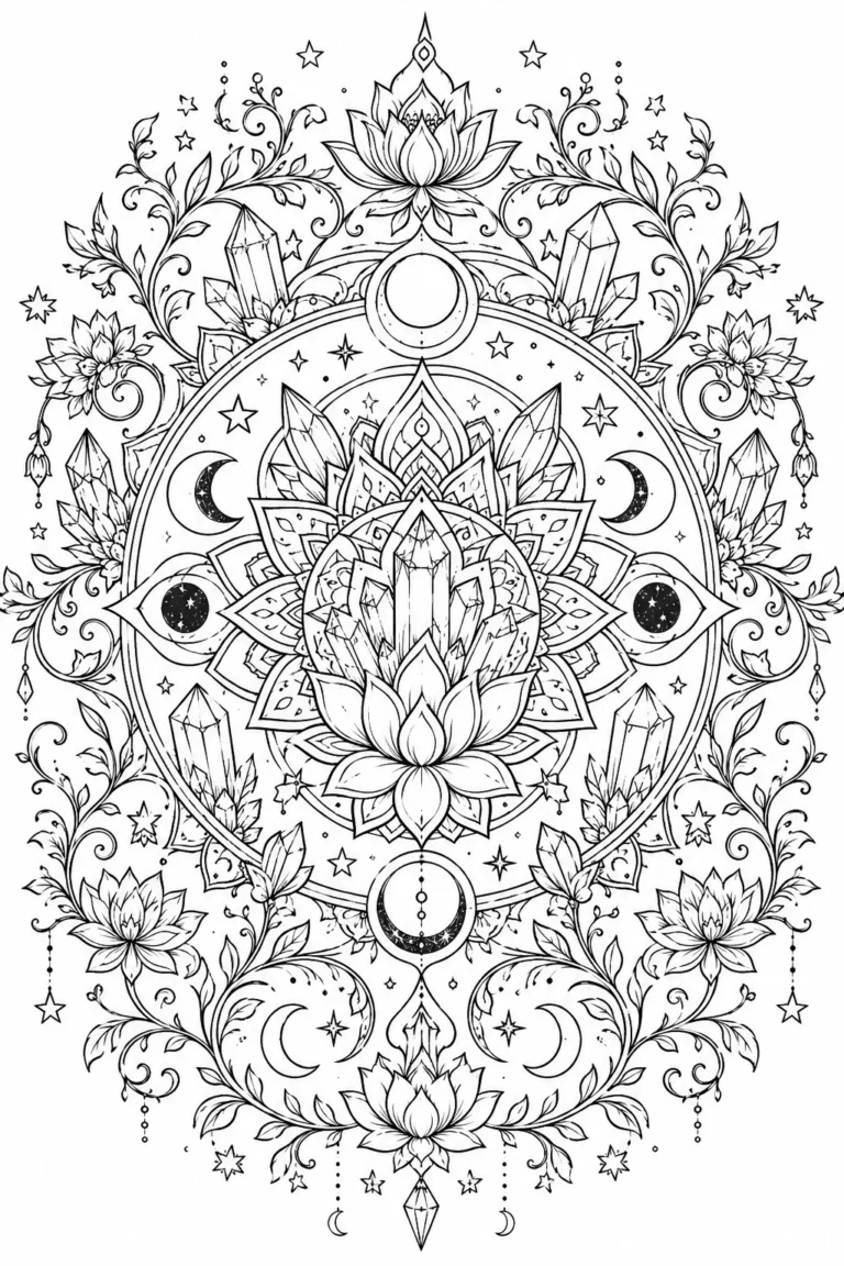 Mandala coloring pages