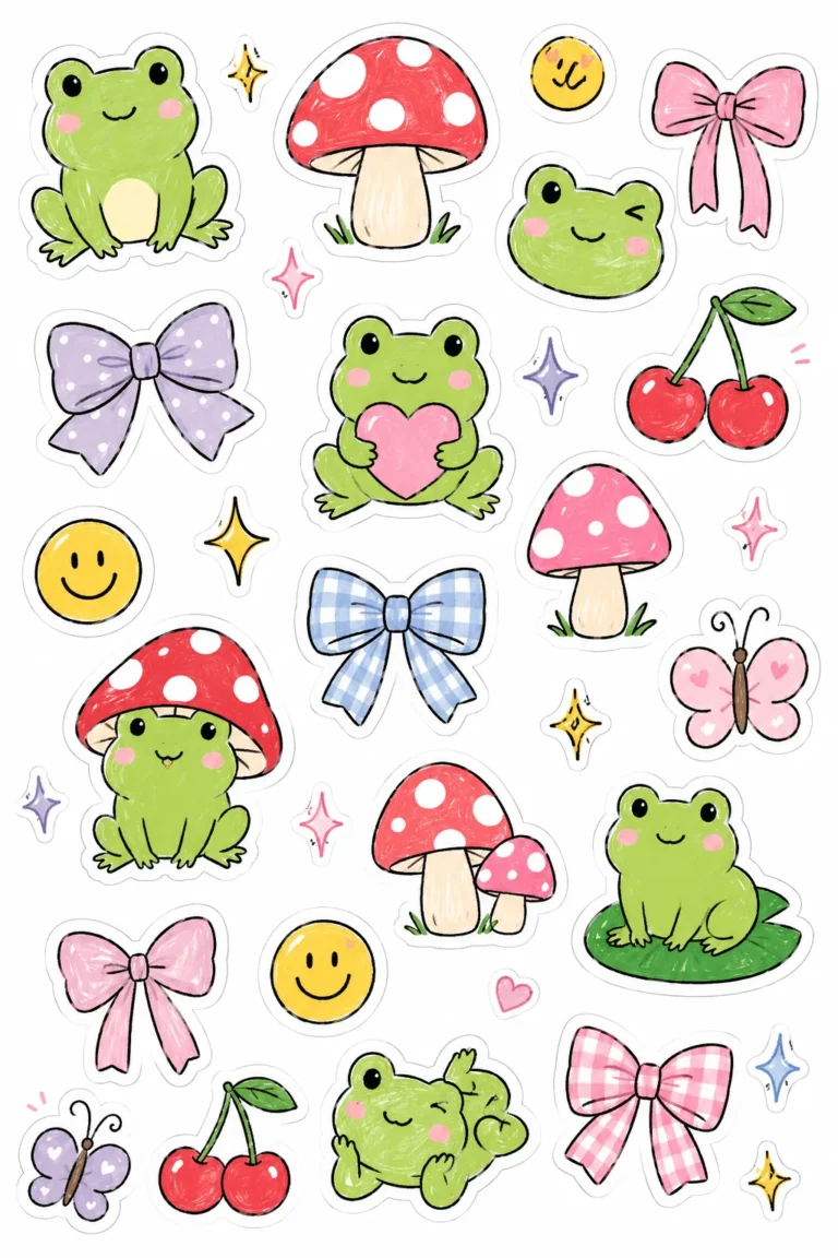 Kawaii Stickers Free Printable