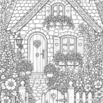 Cottagecore coloring pages