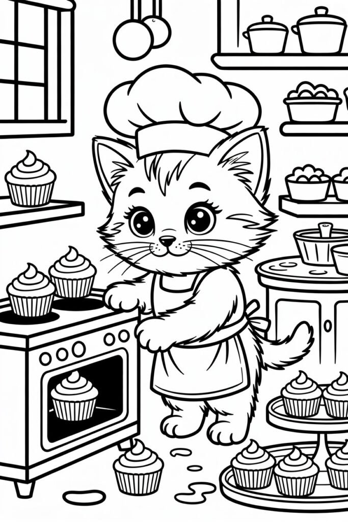 Cute animals Design 11 - Cute Animals Coloring Pages Free Printable for Kids
