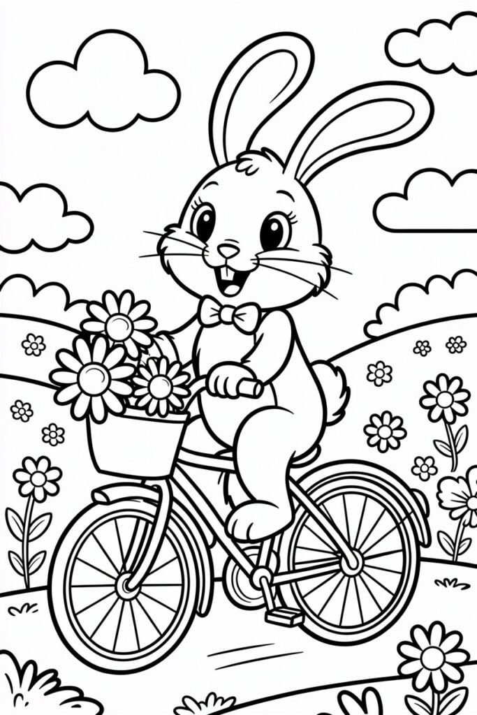 Cute animals Design 13 - Cute Animals Coloring Pages Free Printable for Kids