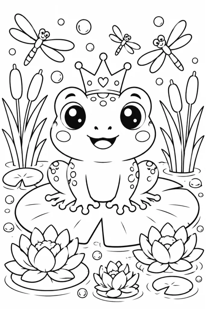 Cute animals Design 16 - Cute Animals Coloring Pages Free Printable for Kids